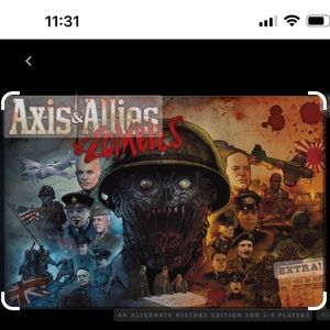 Collective board game: Axis and Allies & Zombies